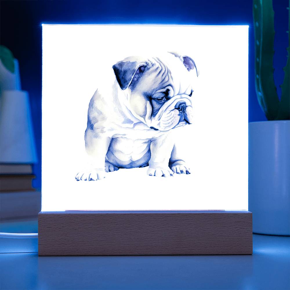 Dog Lover Collection (Watercolor) 03 - Square Acrylic Plaque