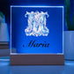 Maria 01 - Square Acrylic Plaque