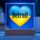 Ukrainian In Detroit - Square Acrylic Plaque