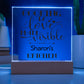 Sharon's Kitchen - Cooking Is Love - Square Acrylic Plaque