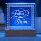 Father of the Groom (White) - Square Acrylic Plaque