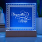 Stepmother of the Bride (White) - Square Acrylic Plaque