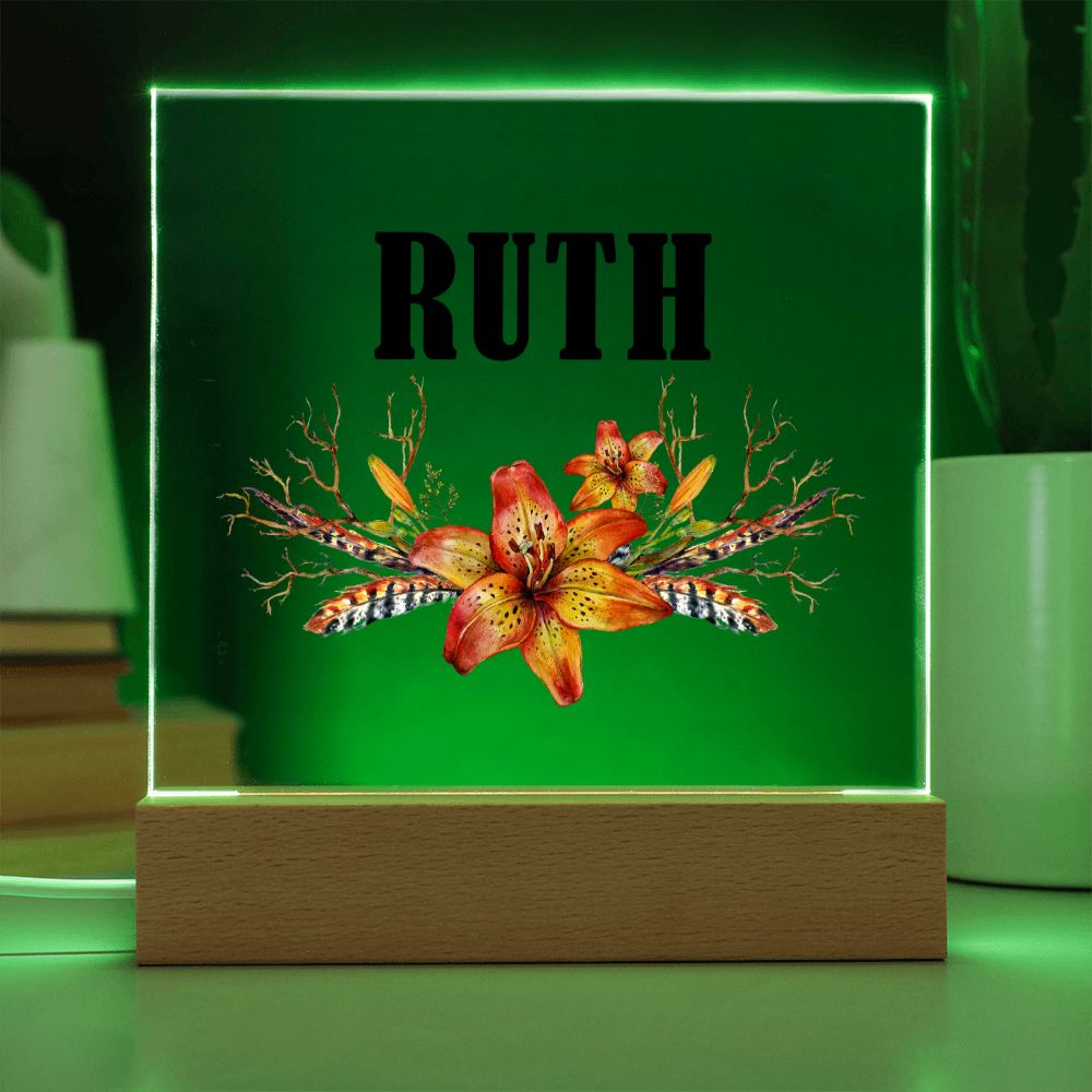 Ruth v3 - Square Acrylic Plaque