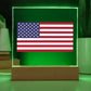 American Flag - Square Acrylic Plaque