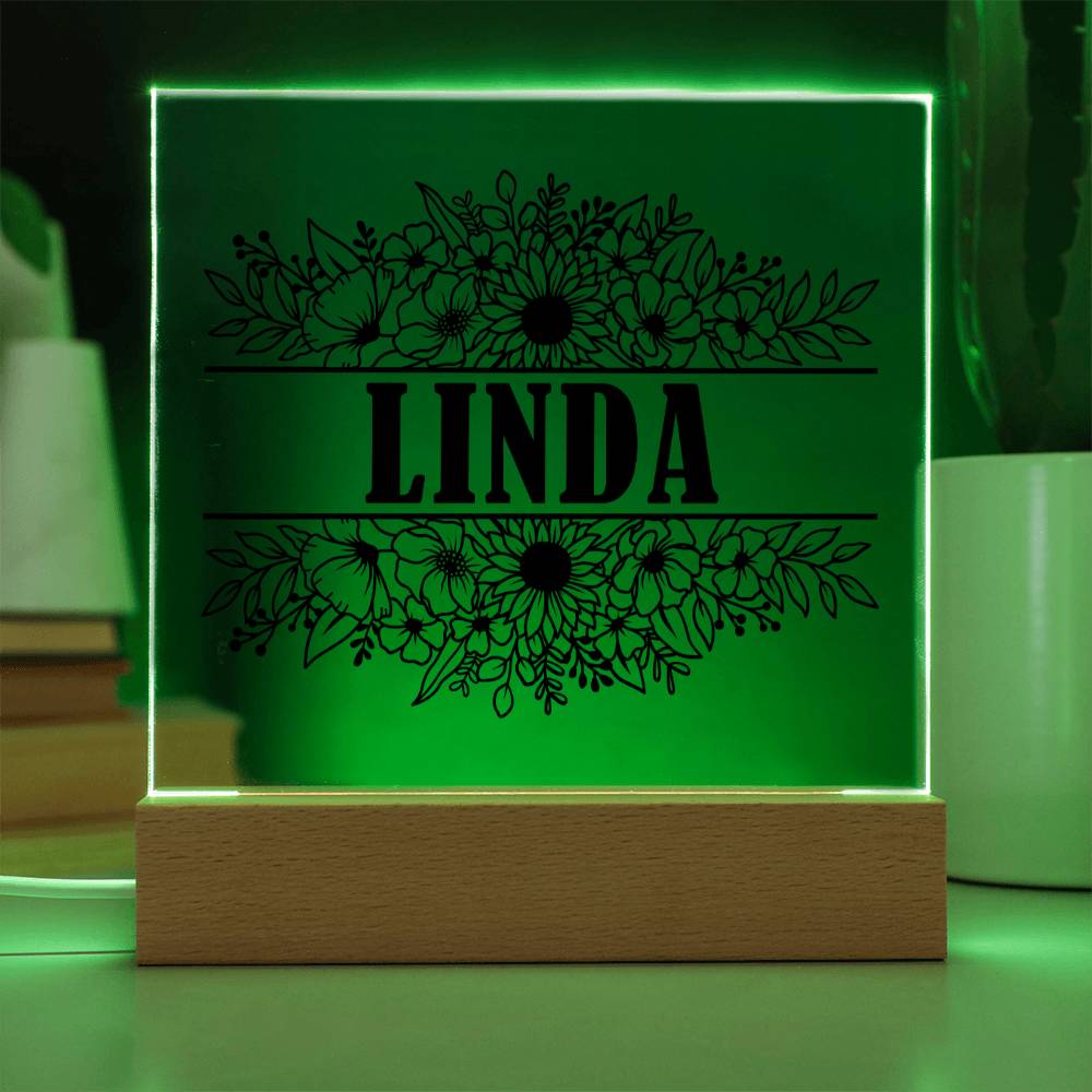 Linda v2 - Square Acrylic Plaque