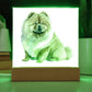 Dog Lover Collection (Watercolor) 06 - Square Acrylic Plaque