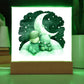 Sweet Dreams Baby Boy (Watercolor) 02 - LED Night Light Square Acrylic Plaque