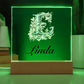 Linda 01 - Square Acrylic Plaque
