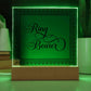 Ring Bearer (Black) - Square Acrylic Plaque