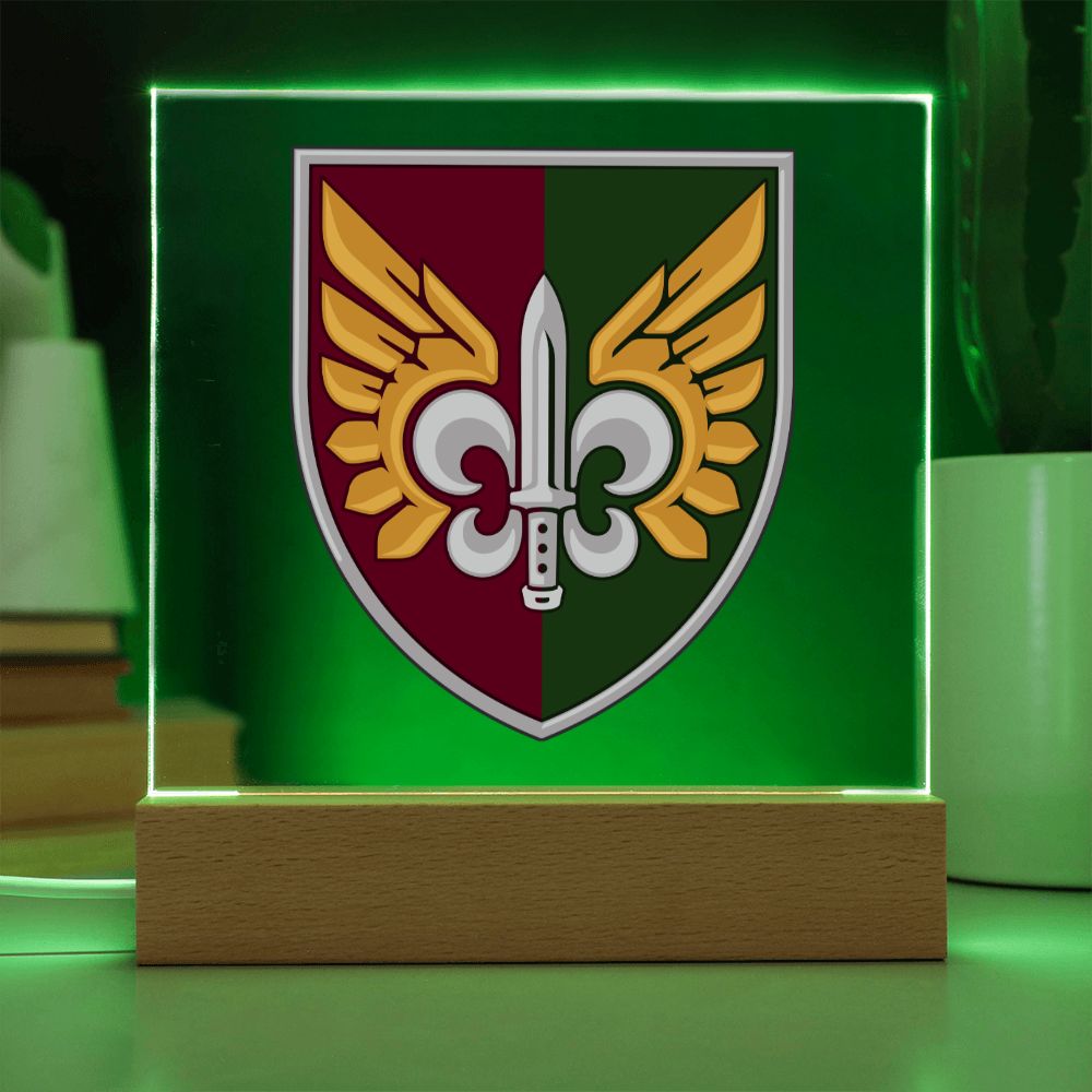 132nd Reconnaissance Battalion (Ukraine) - Square Acrylic Plaque