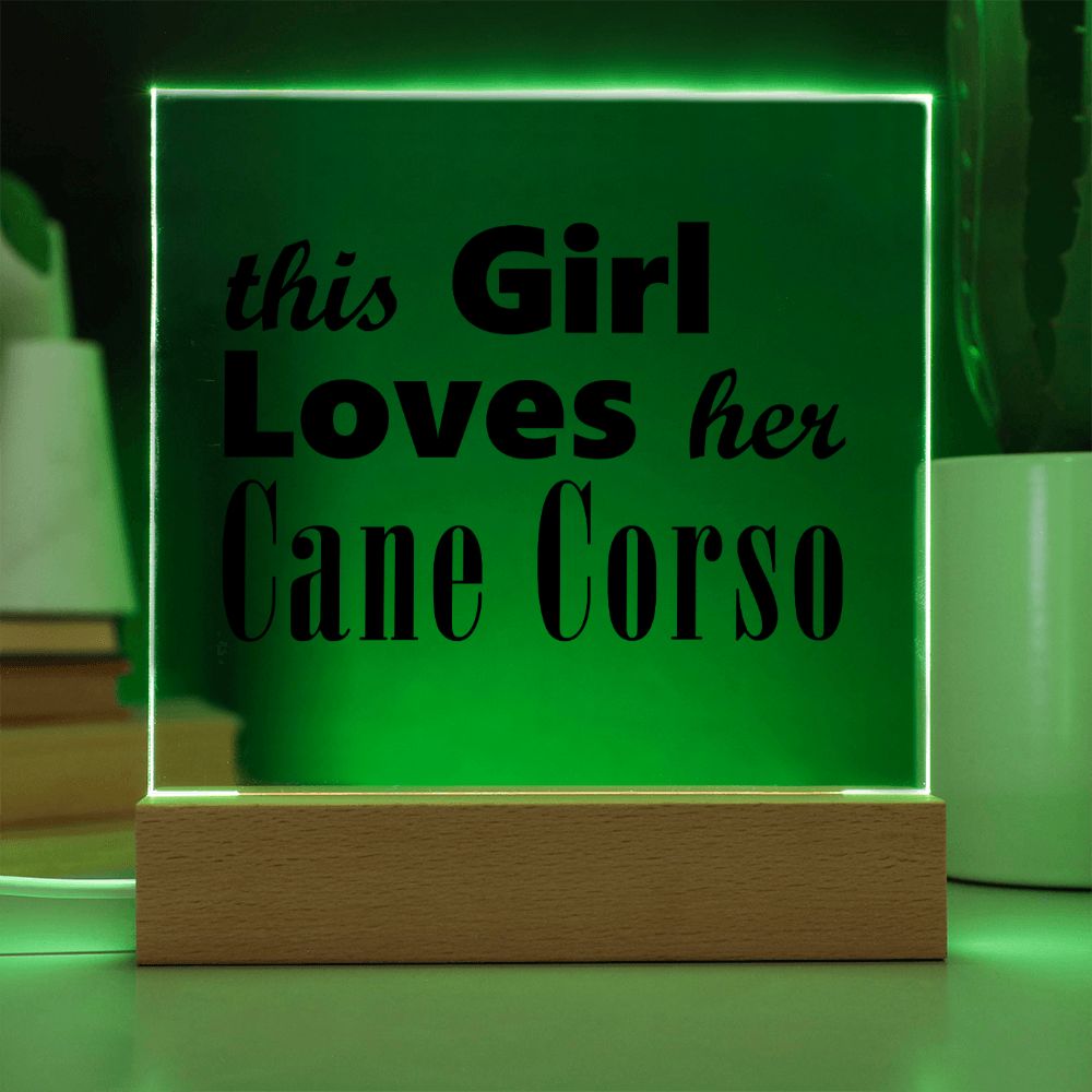 Cane Corso - Square Acrylic Plaque