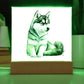 Dog Lover Collection (Watercolor) 04 - Square Acrylic Plaque