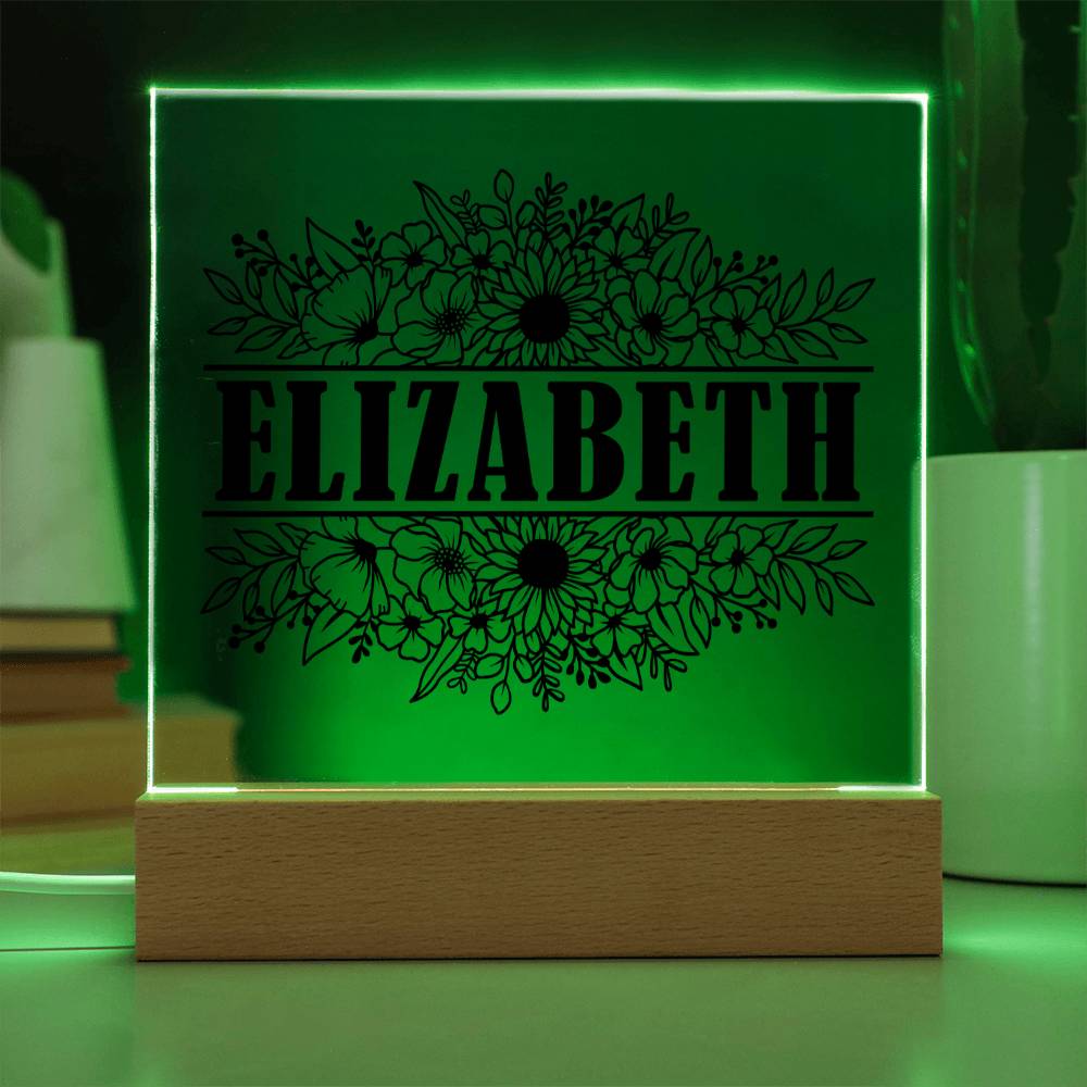 Elizabeth v2 - Square Acrylic Plaque