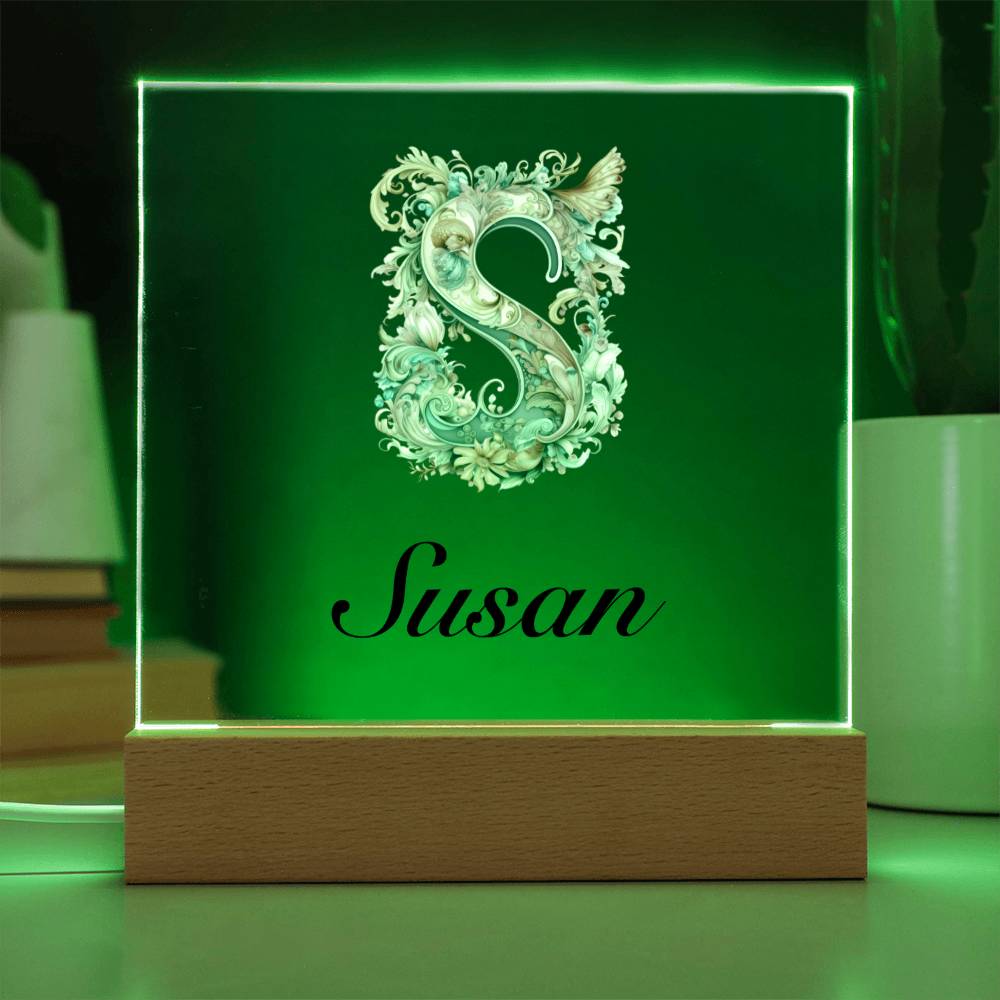 Susan 01 - Square Acrylic Plaque