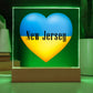 Ukrainian In New Jersey - Square Acrylic Plaque