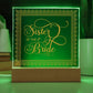 Sister of the Bride (Gold) - Square Acrylic Plaque