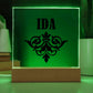 Ida v01 - Square Acrylic Plaque