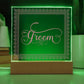 Groom (Rose) - Square Acrylic Plaque