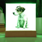 Dog Lover Collection (Watercolor) 10 - Square Acrylic Plaque