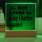King Charles Spaniel - Square Acrylic Plaque