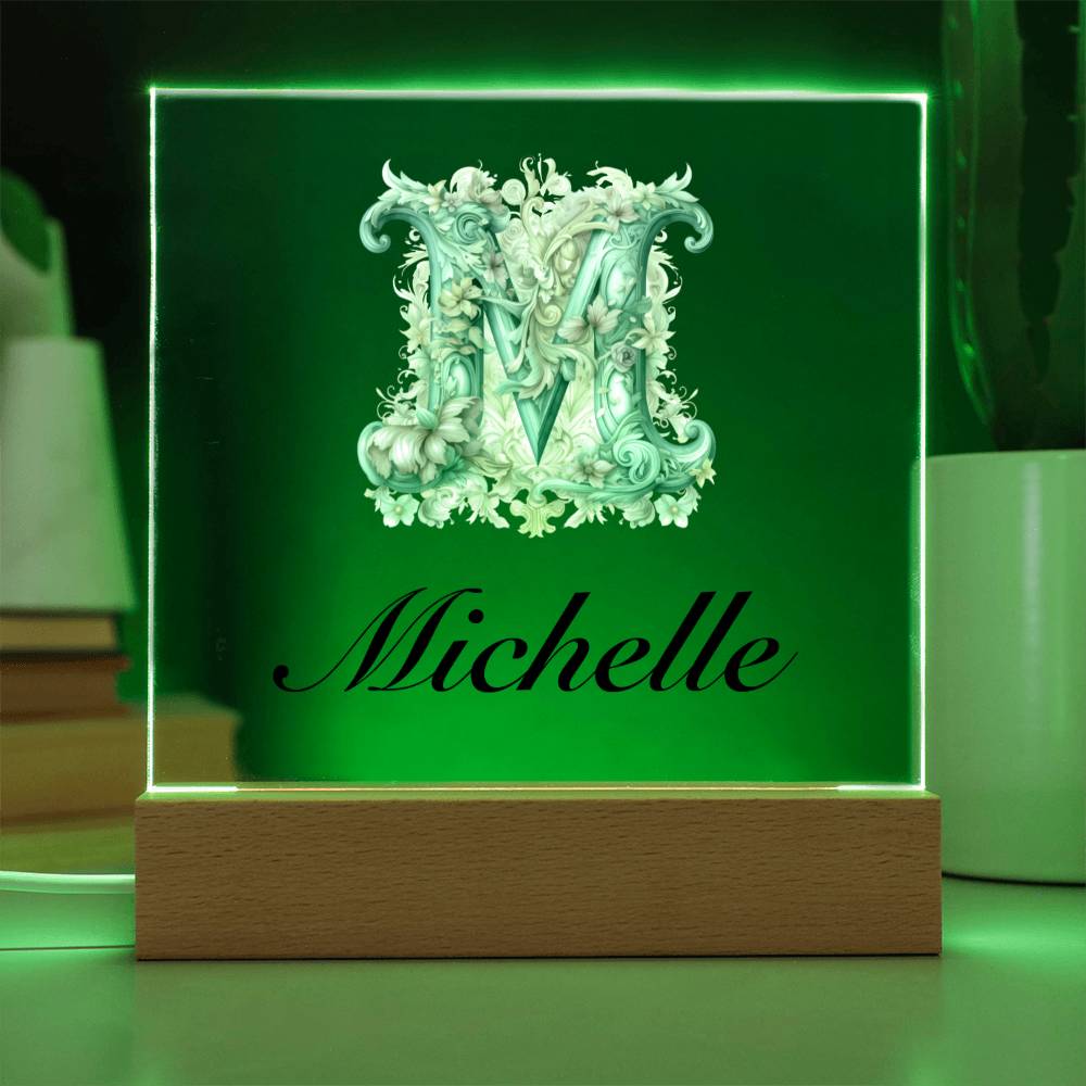 Michelle 01 - Square Acrylic Plaque