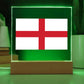 English Flag - Square Acrylic Plaque