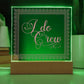 I do Crew (Rose) - Square Acrylic Plaque