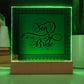 Son of the Bride (Black) - Square Acrylic Plaque