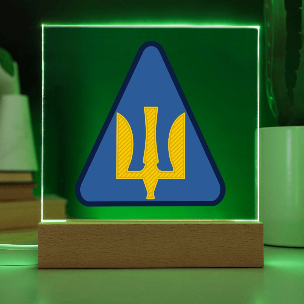 Air Force (Ukraine) - Square Acrylic Plaque