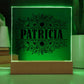 Patricia v2 - Square Acrylic Plaque