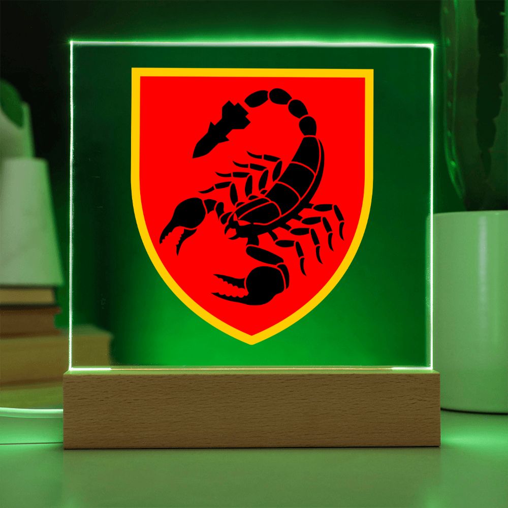 19th Missile Brigade (Ukraine) - Square Acrylic Plaque