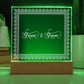 Groom & Groom (White) - Square Acrylic Plaque
