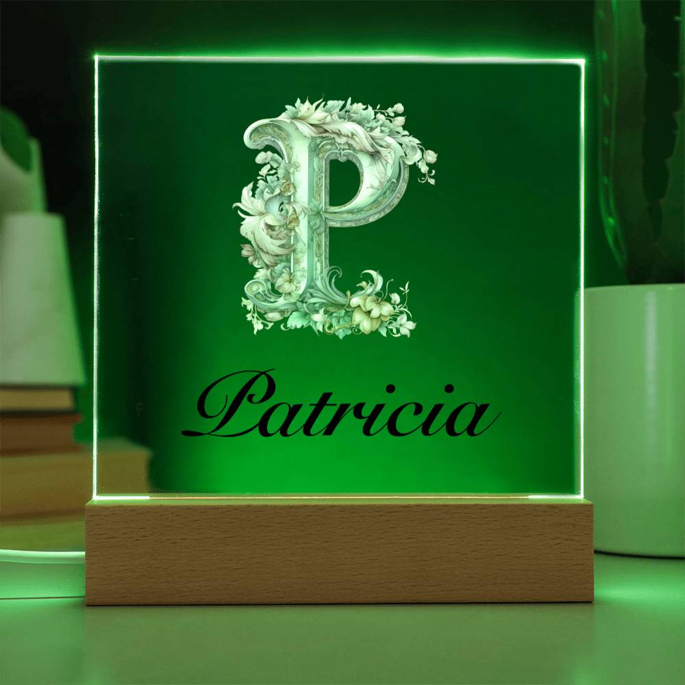 Patricia 01 - Square Acrylic Plaque