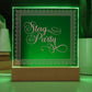 Stag Party (Rose) - Square Acrylic Plaque