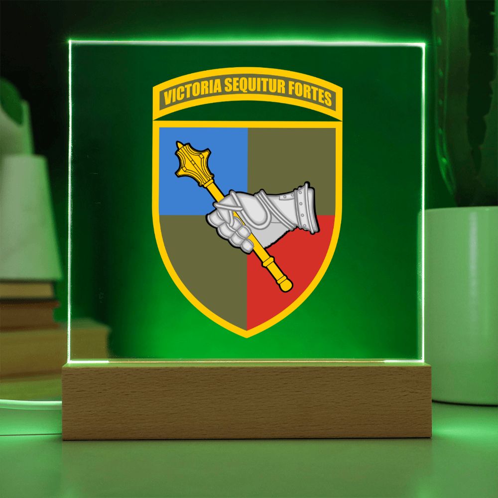 Ground Forces Command (Ukraine) - Square Acrylic Plaque