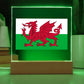 Welsh Flag - Square Acrylic Plaque