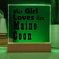Maine Coon - Square Acrylic Plaque