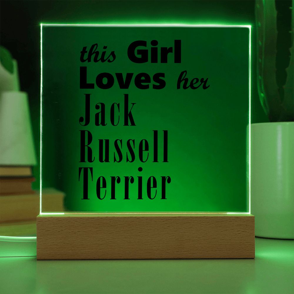 Jack Russell Terrier - Square Acrylic Plaque