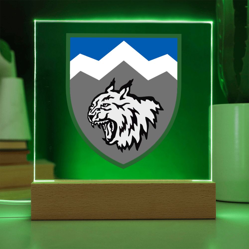 108th Mountain Assault Battalion (Ukraine) - Square Acrylic Plaque