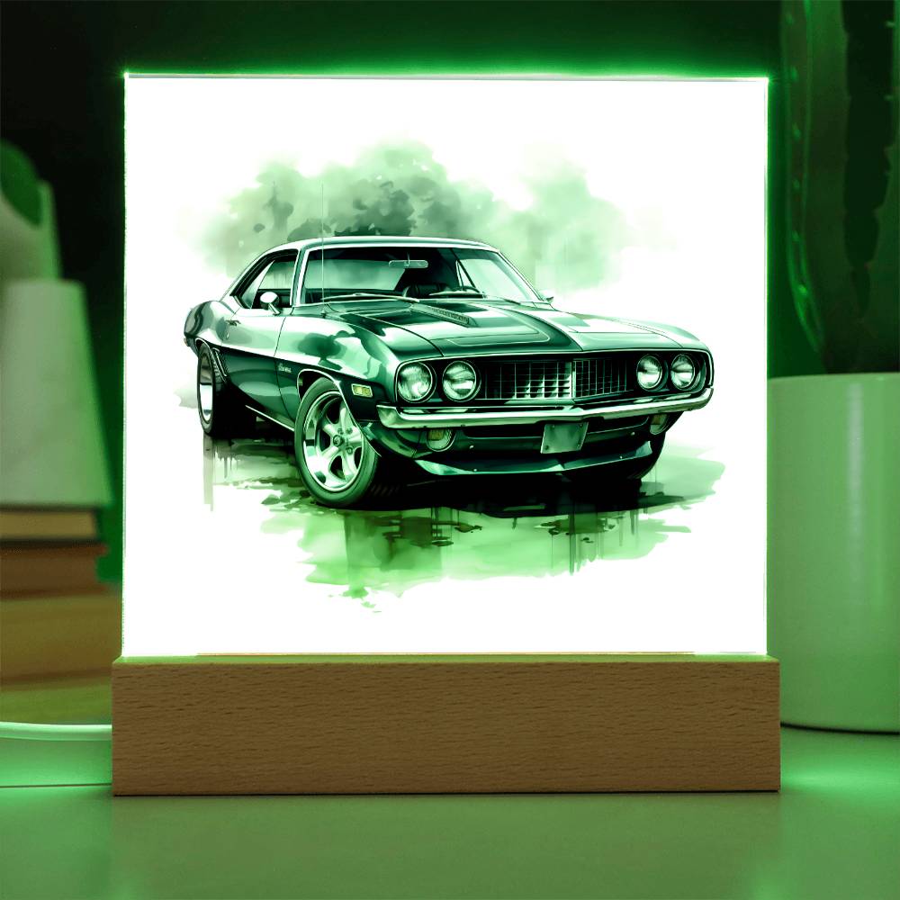 Muscle Car 13 - Square Acrylic Plaque