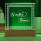 Grandma of the Groom (White) - Square Acrylic Plaque