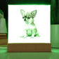 Dog Lover Collection (Watercolor) 05 - Square Acrylic Plaque
