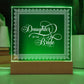 Daughter of the Bride (White) - Square Acrylic Plaque