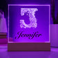 Jennifer 01 - Square Acrylic Plaque