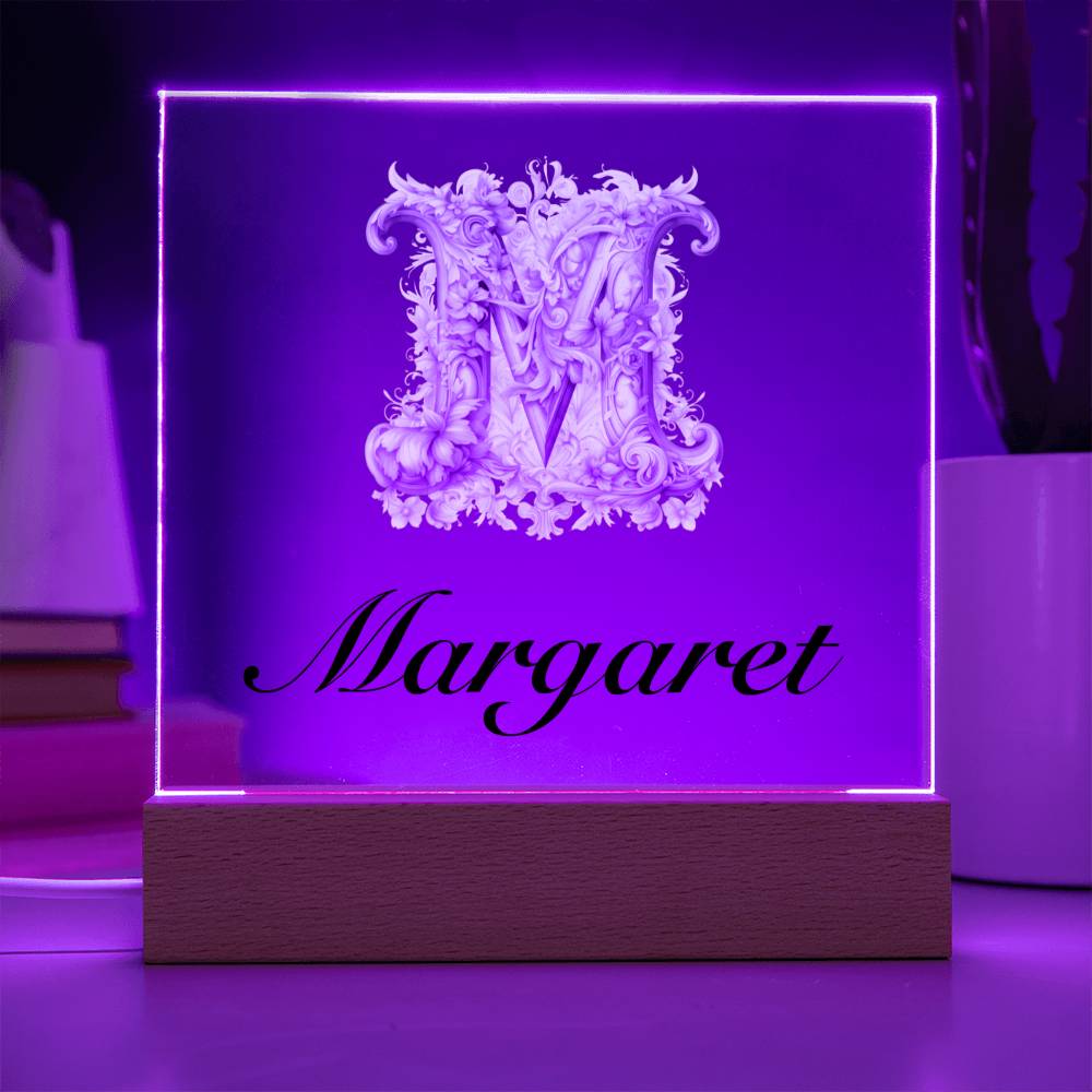Margaret 01 - Square Acrylic Plaque