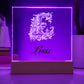 Lisa 01 - Square Acrylic Plaque