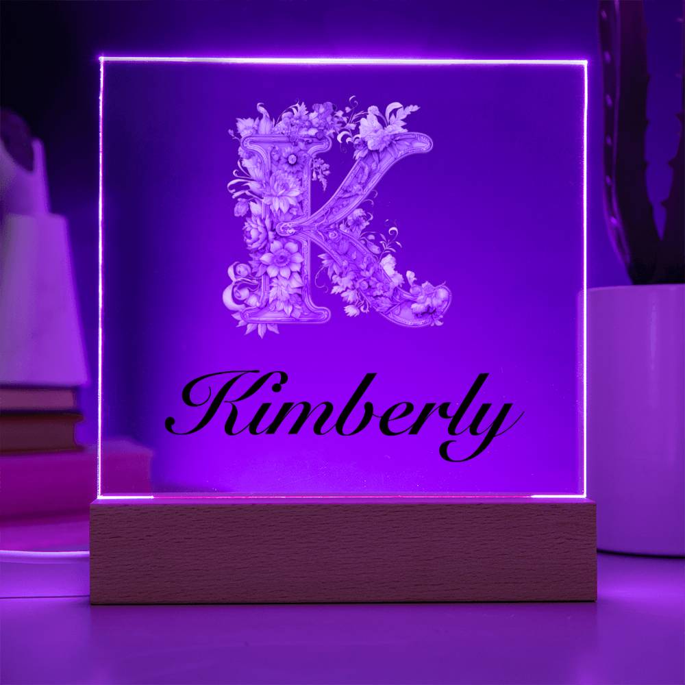 Kimberly 01 - Square Acrylic Plaque