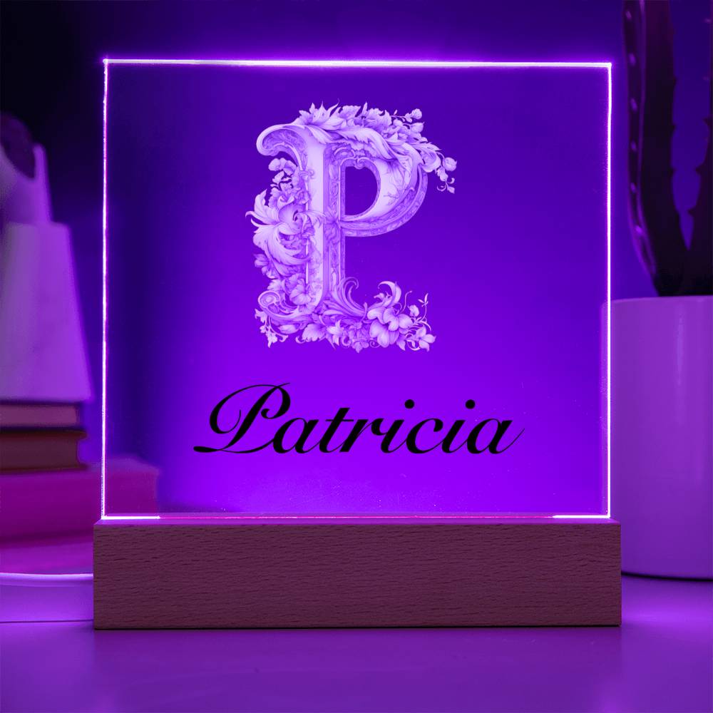 Patricia 01 - Square Acrylic Plaque