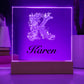 Karen 01 - Square Acrylic Plaque