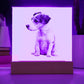 Dog Lover Collection (Watercolor) 10 - Square Acrylic Plaque